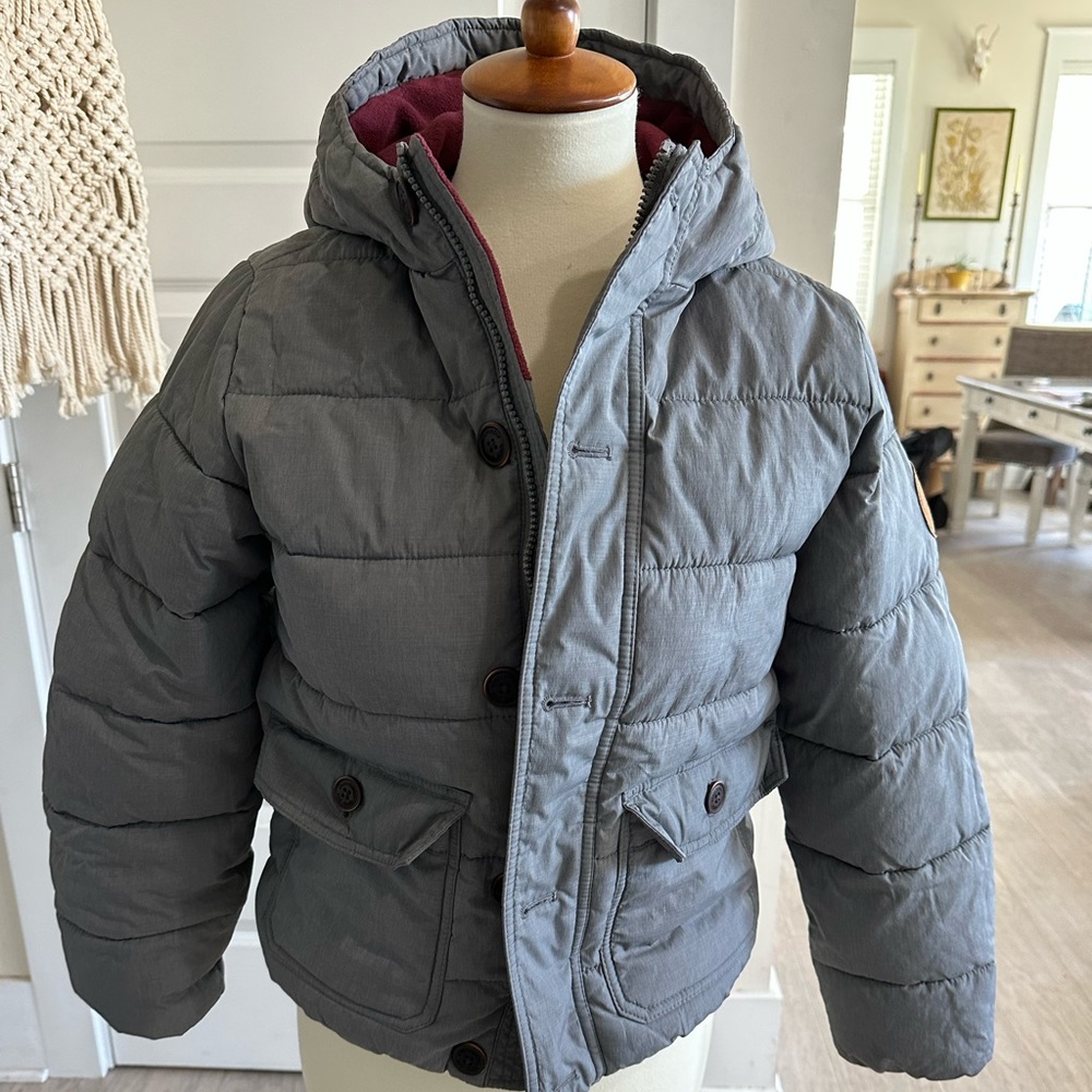 Abercrombie kids boys size 11-12 puffer jacket